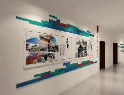 正安企业文化墙用什么材料好？