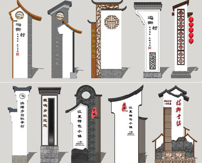 正安美丽乡村标识标牌有哪些分类？