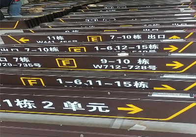 正安广告标识中，常见的几种安装方式。